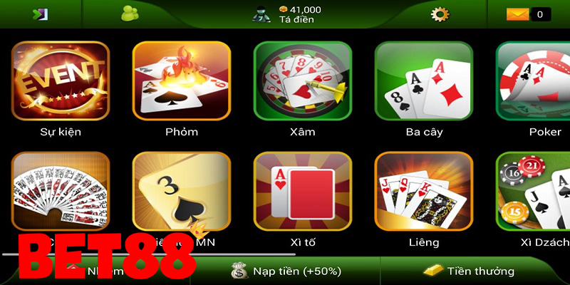 Hướng dẫn cách chơi game bài Bet88